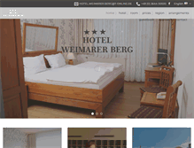 Tablet Screenshot of hotelweimarerberg.com